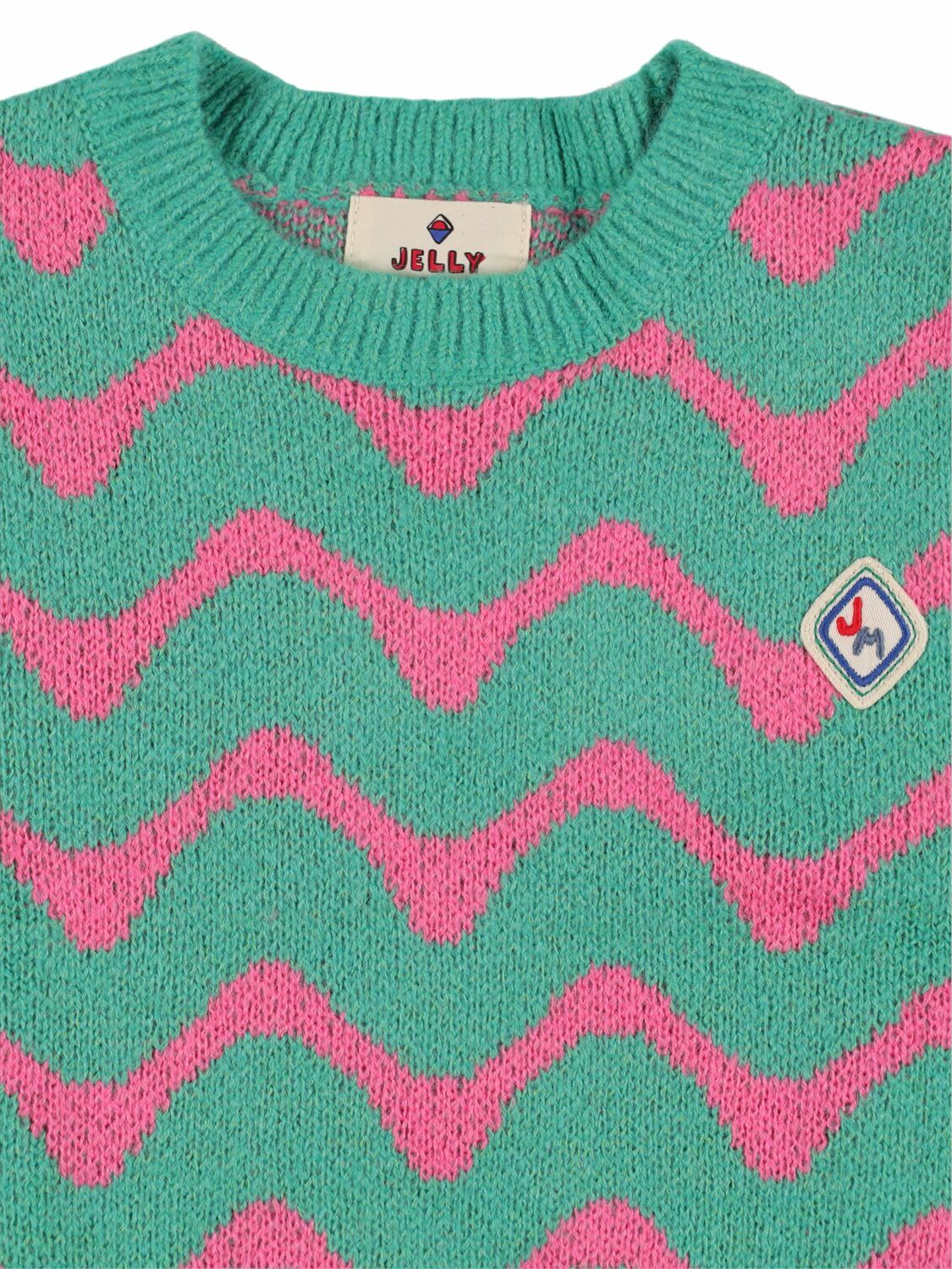 JELLYMALLOW Zigzag Tech Knit Vest