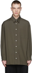 UNIFORME Khaki Virgin Wool Shirt