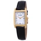 Bulova Sutton Quartz Diamond White Mother of Pearl Dial Ladies Watch 97P166
