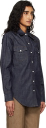 A.P.C. Navy Western Denim Shirt