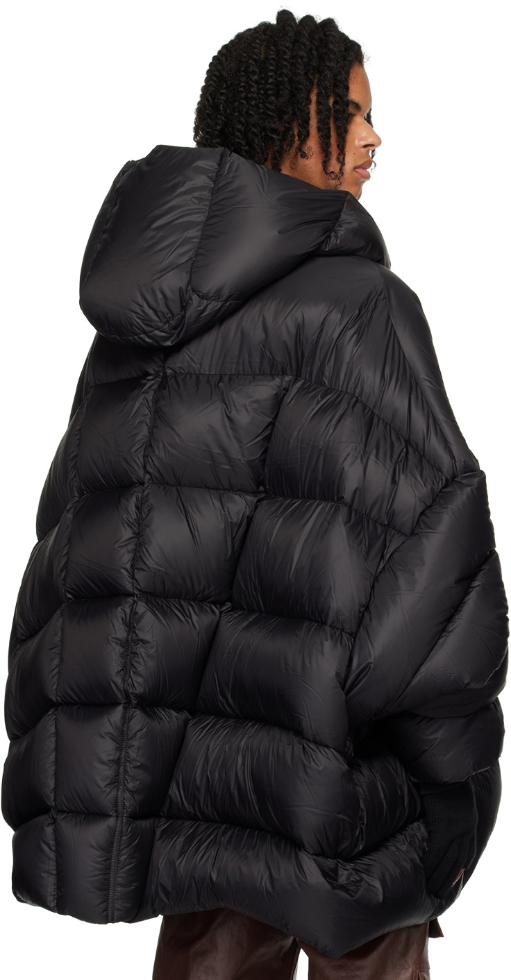 Rick Owens Black Porterville Jumbo Hooded Peter Down Jacket Rick Owens
