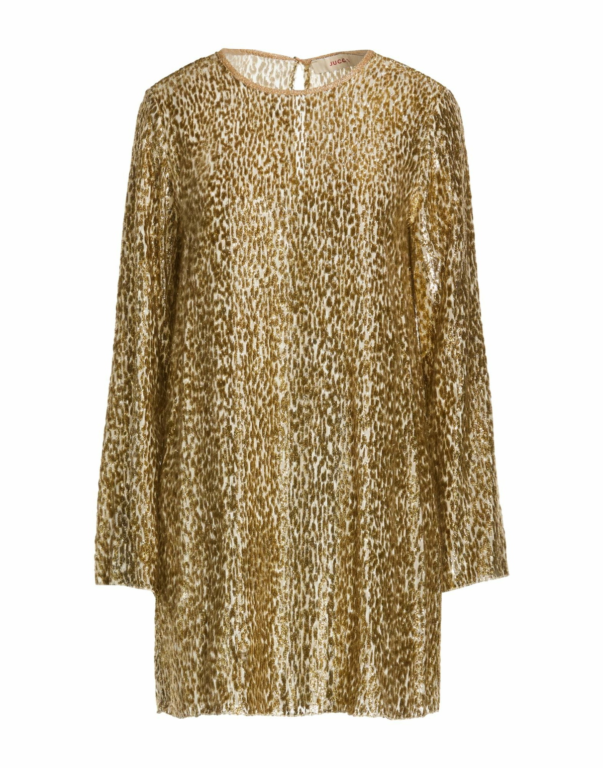 Jucca Womens Mini dress in Gold