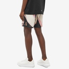 Alexander McQueen Men's Brush Stroke Swim Short in Ivory/Black