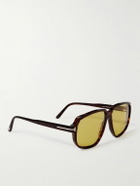 TOM FORD - D-Frame Tortoiseshell Acetate Sunglasses