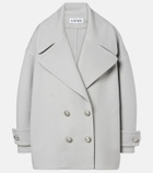 Loewe Pebble double-breasted wool peacoat
