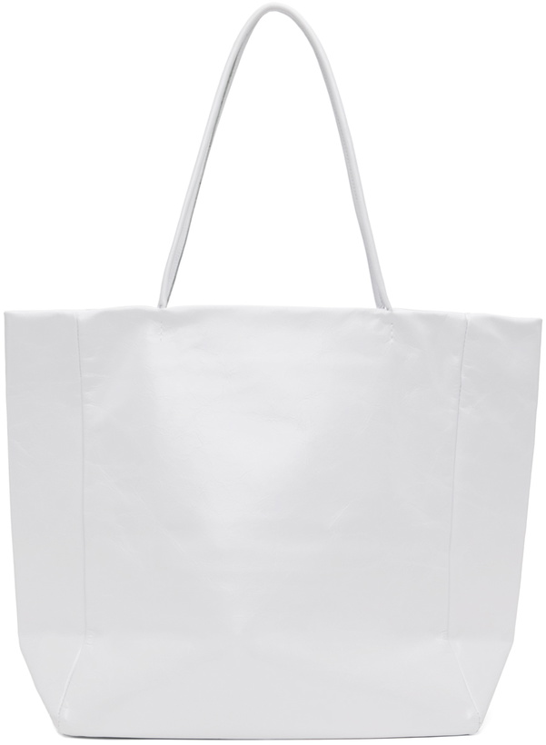 Photo: Gabriela Coll Garments White No.251 Tote
