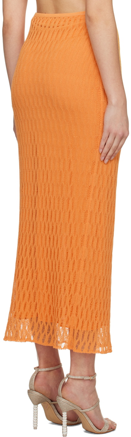 CAMILLA AND MARC Orange Nova Maxi Skirt