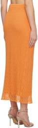 CAMILLA AND MARC Orange Nova Maxi Skirt
