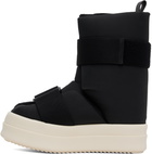 Rick Owens Moncler + Rick Owens Black Low Splint Boots