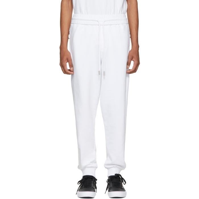 Photo: Off-White White Firetape Sweatpants