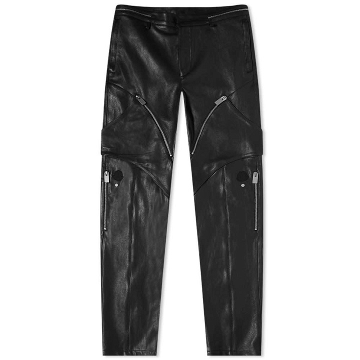 Photo: Moncler Genius x Alyx Leather Zip Combat Pant