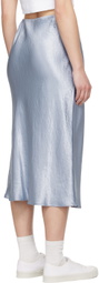 Max Mara Leisure Blue Alessio Midi Skirt