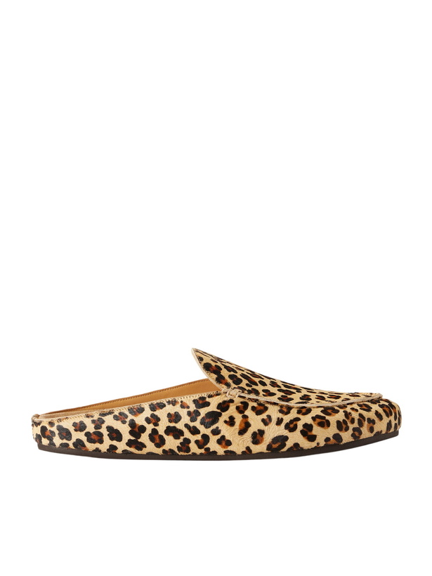 Photo: VINNY's - Donnie Leopard-Print Pony Hair Loafers - Animal print