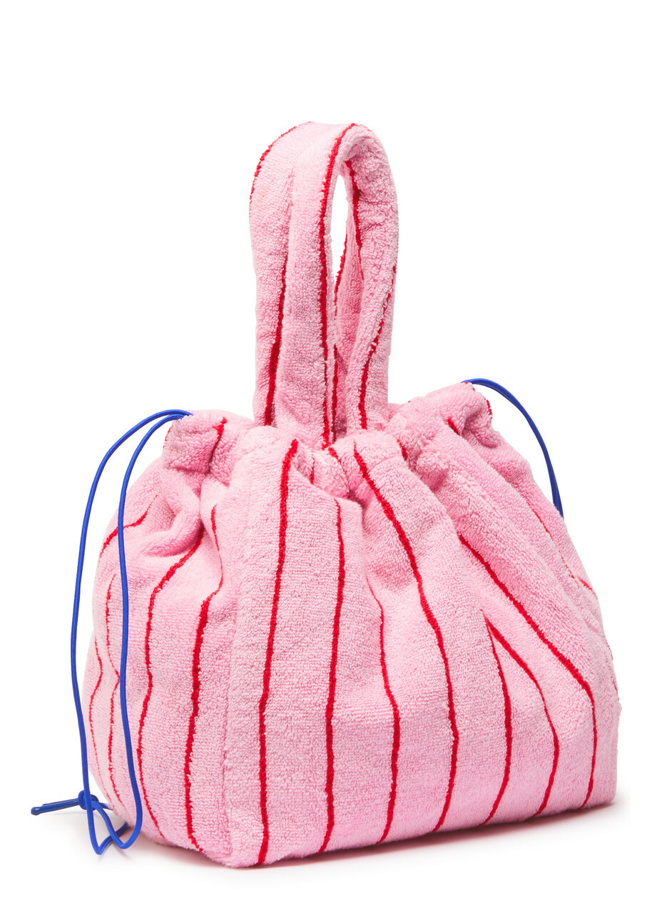 Bongusta Naram Small Striped Terry bag - Pink - One Size
