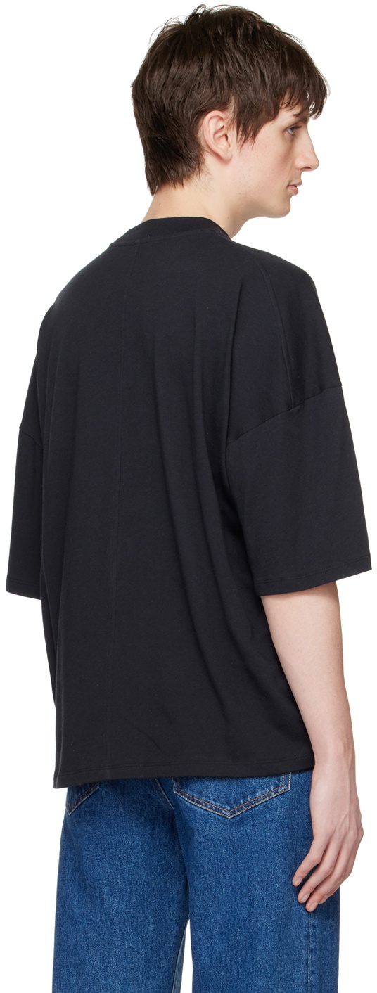 The row Dustin Tシャツ S ブラック Dustin T-Shirt Black in