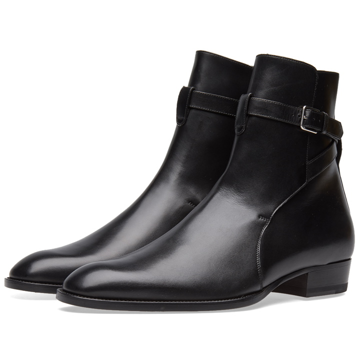 Photo: Saint Laurent Wyatt 30 Buckle Boot