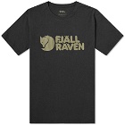 Fjällräven Men's Logo T-Shirt in Black