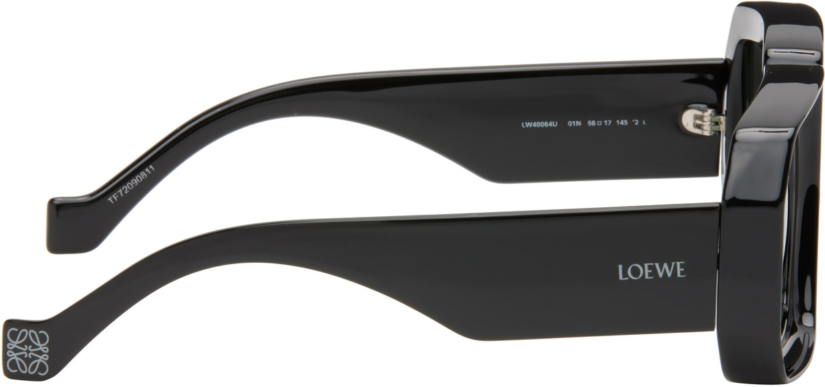 LOEWE Black Signature 'Dive In Mask' Sunglasses