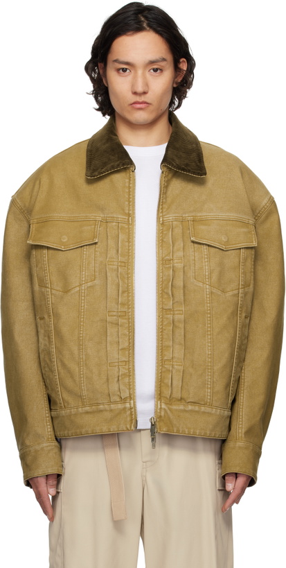 Photo: Feng Chen Wang Tan Washed Canvas Workwear Jacket