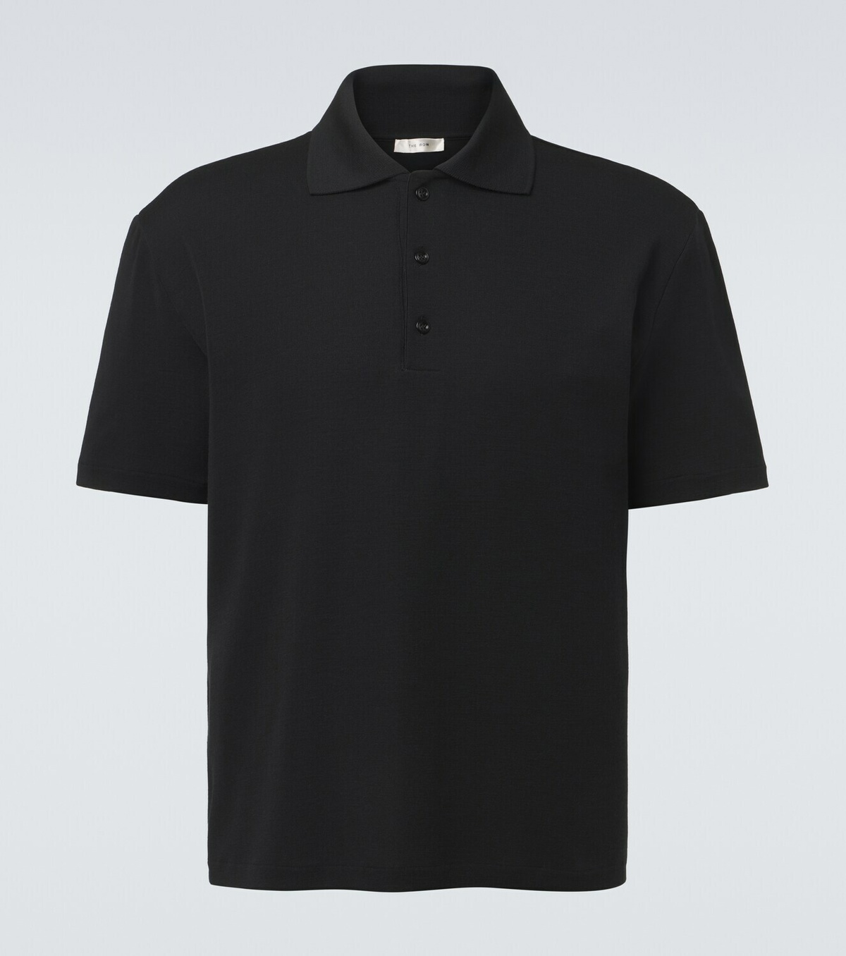 The Row Mistral wool and silk polo shirt