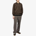 Lady White Co. Men's Quarter Zip Sweat in Black Mushroom
