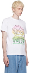 GANNI White Printed T-Shirt