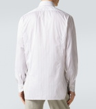 Kiton Striped cotton poplin shirt