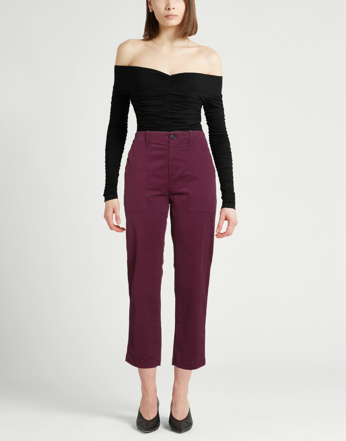 Jucca Womens Pants Garnet