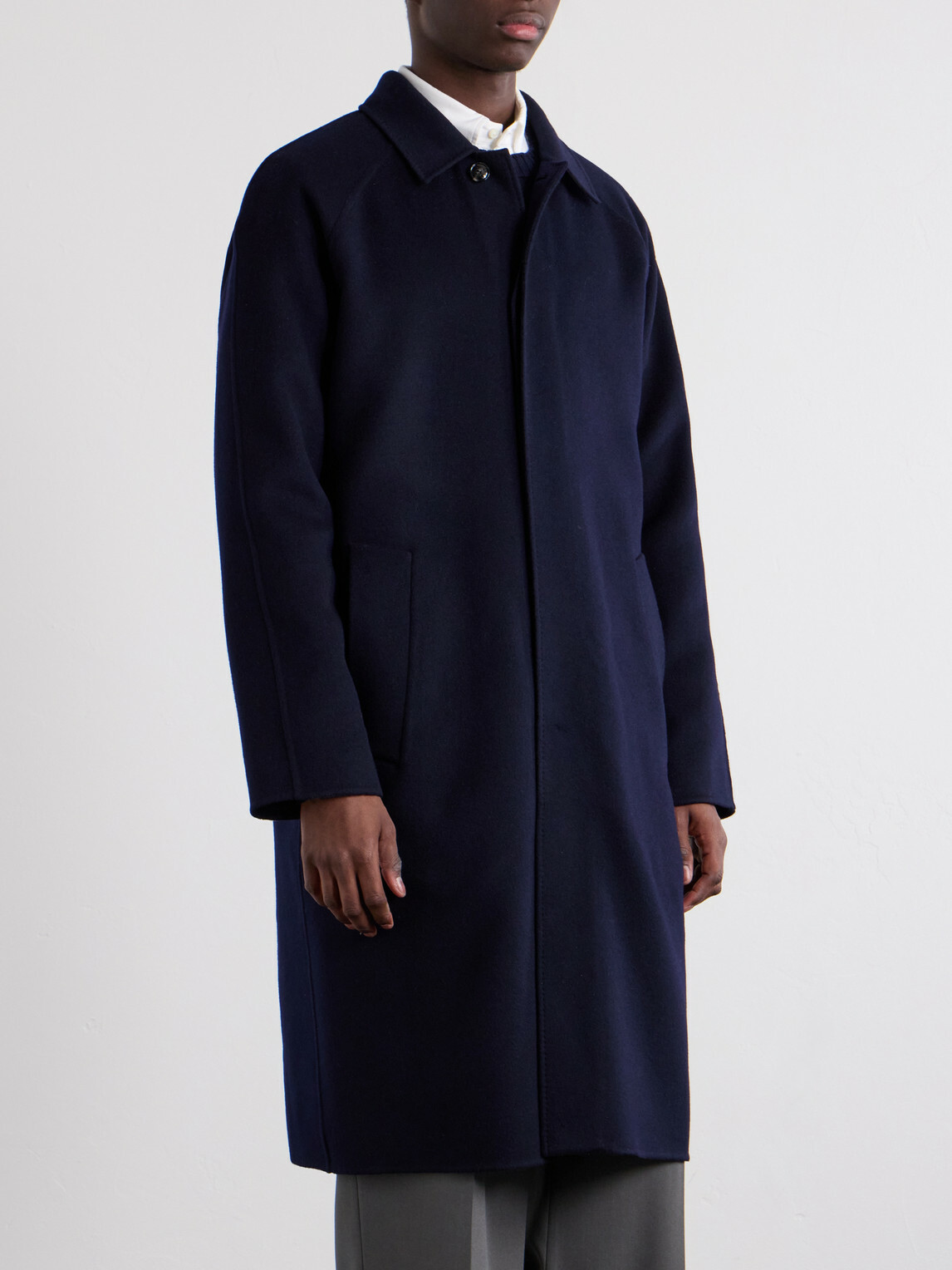 Kiton - Cashmere Coat - Blue