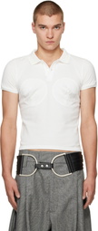 VAQUERA Off-White Bullet Bra Polo