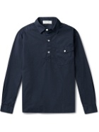 Alex Mill - Cotton-Twill Half-Placket Shirt - Blue