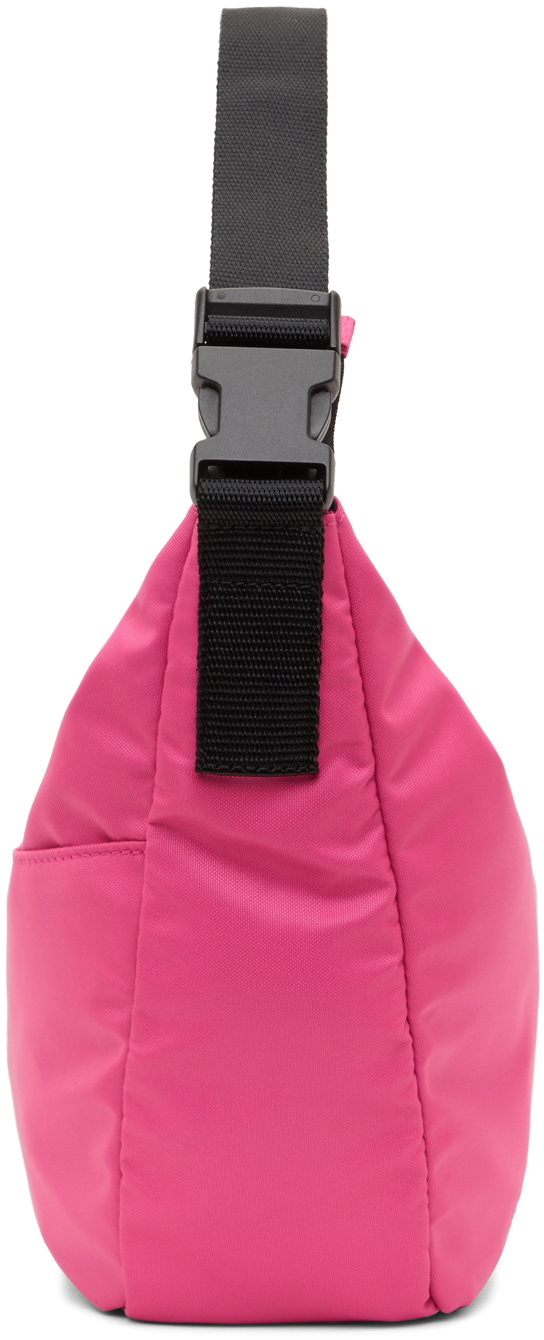 Balenciaga Pink Nylon Wheel Shoulder Sling Bag - Yoogi's Closet