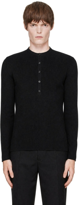Photo: LISA YANG Black Falk Henley