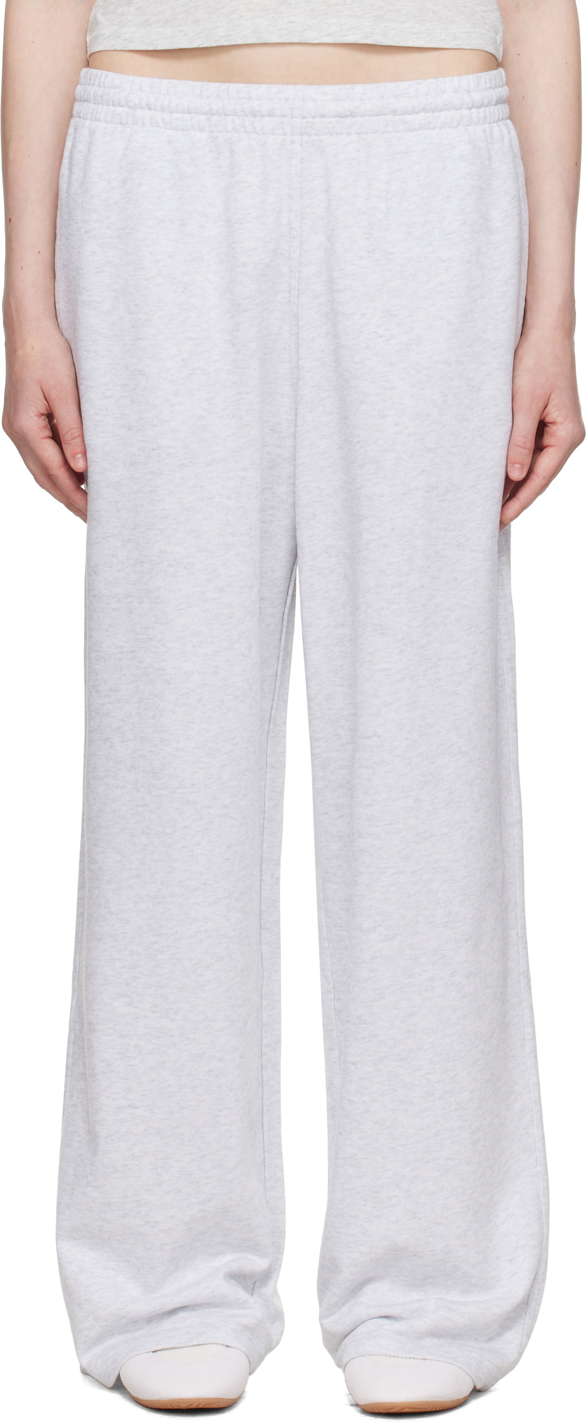 SKIMS Gray Summer Fleece Straight Leg Sweatpants