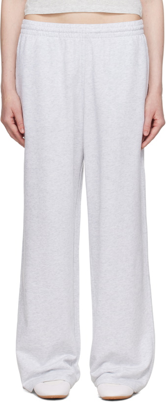 Photo: SKIMS Gray Summer Fleece Straight Leg Sweatpants
