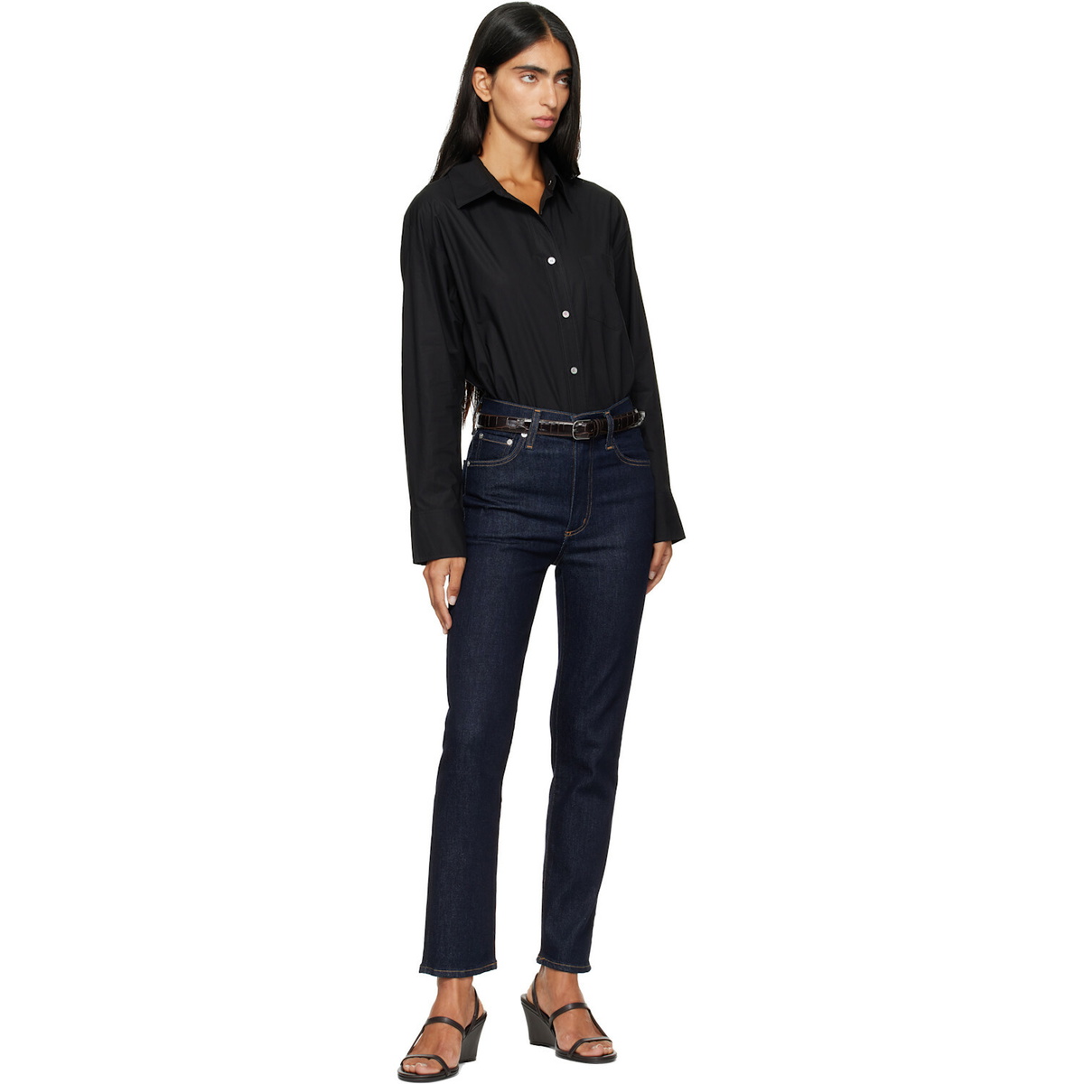 Citizens of Humanity Navy Caia Straight Jeans