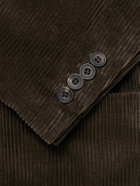 Rubinacci - Darted Cotton-Corduroy Suit Jacket - Green