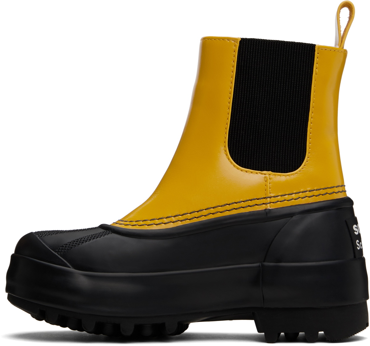 Proenza Schouler Yellow & Black SOREL Edition Caribou Chelsea