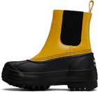 Proenza Schouler Yellow & Black SOREL Edition Caribou Chelsea Boots