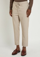 Raith Emilio Everyday Drawstring Woven Trousers Taupe