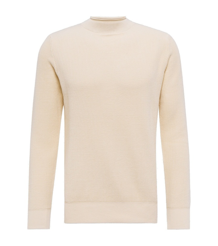 Photo: Sunspel - Cotton mockneck sweater