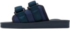 Suicoke Navy MOTO-CAB Sandals