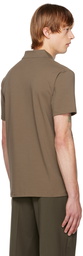 Filippa K Khaki Organic Cotton Polo