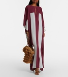 Adriana Degreas Bold Stripes kaftan