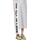 Stella McCartney Grey All Is Love Wide Leg Lounge Pants