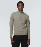 C.P. Company Wool-blend half-zip sweater