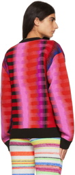 AGR Red Merino Wool Sweater