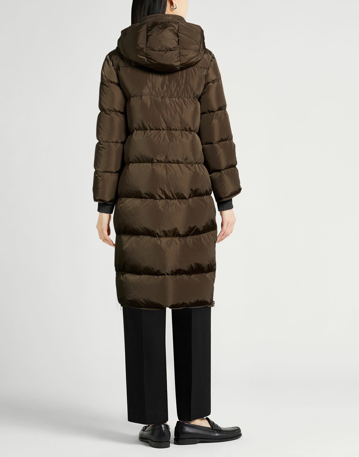 Peserico Easy Womens Puffer in Military green