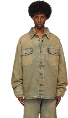 GUESS USA Blue Denim Shirt Overshirt