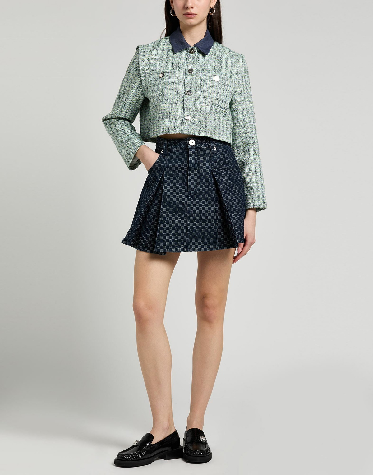 Maje Womens Jacket Light in Green